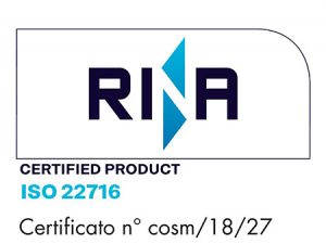 azienda cosmetica certificata ISO 22716